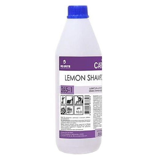 LEMON SHAMPOO, шампунь для чистки замасленных ковров, Pro-brite (1 л., 1 шт., Розница)