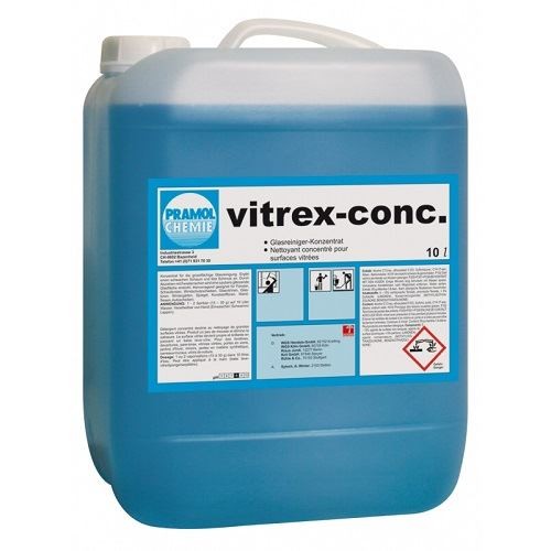 VITREX CONCENTRATE, концентрированное моющее средство для стекол, Pramol (10 л., 1 шт., Розница)