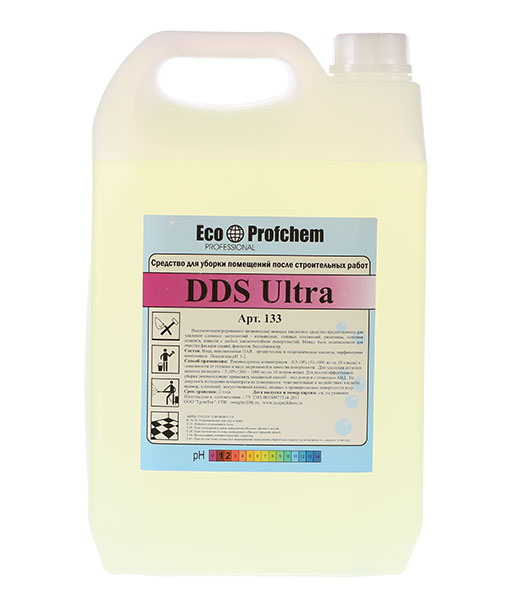 DDS ultra, усиленный концентрат для уборки после строительства и ремонта, Eco Profchem