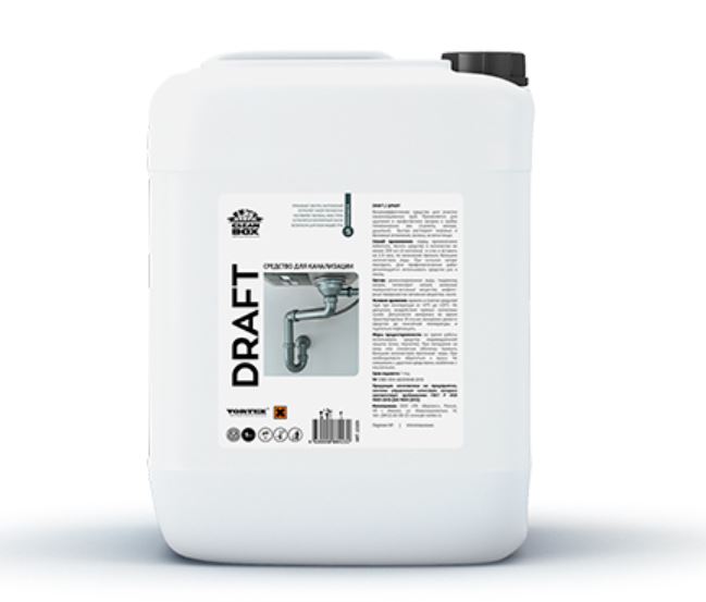 DRAFT, средство для канализации, CleanBox (5 л., 1 шт., Розница)