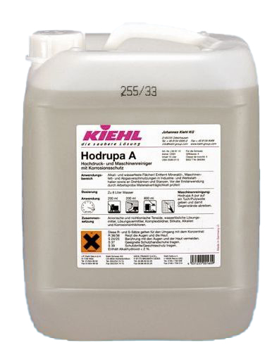 Hodrupa A, щелочное средство для аппаратов высокого давления, KIEHL