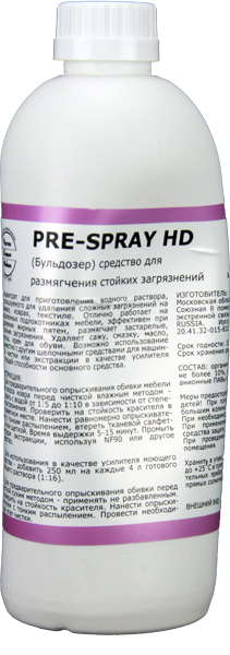 HD Pre-spray (Бульдозер), средство для размягчения стойких загрязнений, Бриз (1 л., 1 шт., Розница)
