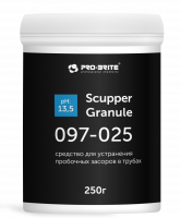 SCUPPER GRANULE, средство для устранения пробочных засоров в трубах, Pro-brite
