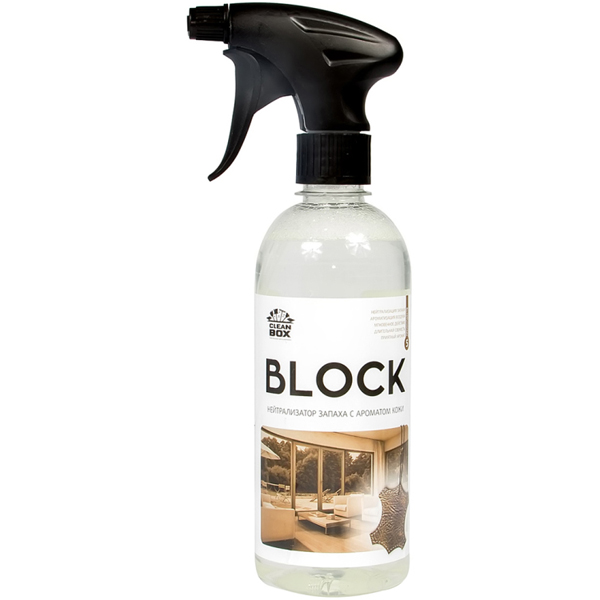 BLOCK, освежитель воздуха, CleanBox (кожа, 500 мл., 1 шт., Розница)