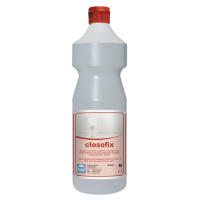 CLOSOFIX, кислотный очиститель туалетов, писсуаров для быстрого удаления мочевых солей и кальциевых отложений, Pramol