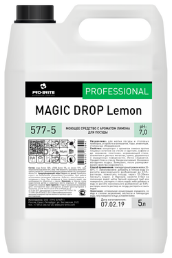 MAGIC DROP, средство для ручного мытья посуды, Pro-brite