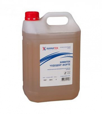 ЧУДОДЕЙ-ФОРТЕ, концентрированный жидкий пенный щелочной обезжириватель для цветных металлов, Химитек