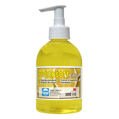 MINASOFT CITRO, крем-мыло для рук с нежным свежим ароматом лимона, Pramol