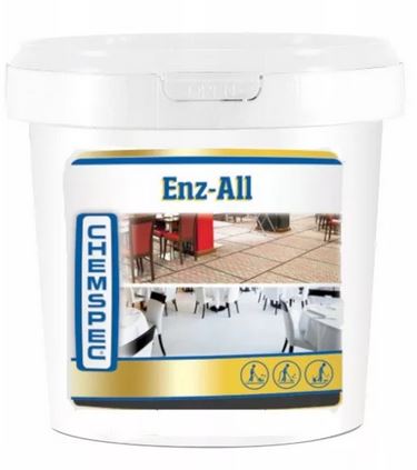 ENZ-ALL, средство для предварительной обработки, содержащее ЭНЗИМЫ - активные белки, расщепляющие органические соединения, Chemspec (900 гр., 1 шт., Розница)