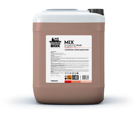 MIX FORTE PLUS, щелочной усилитель стирки, CleanBox (5 л., 1 шт., Розница)
