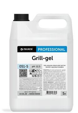 GRILL-GEL, гель эконом-класса для чистки грилей и духовых шкафов, Pro-brite (5 л., 1 шт., Розница)
