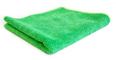Салфетка из микрофибры плотная (зеленый, 480 гр/м², 23*35 см.)