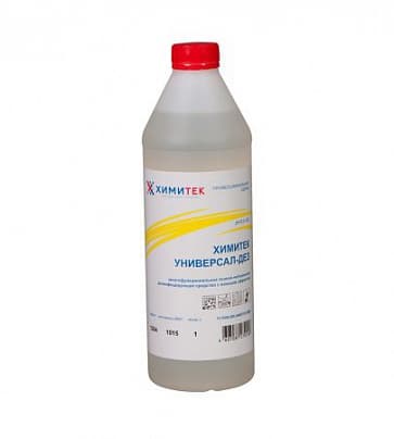 УНИВЕРСАЛ-ДЕЗ, концентрированное многофункциональное жидкое пенное нейтральное дезинфицирующее средство с моющим действием, Химитек