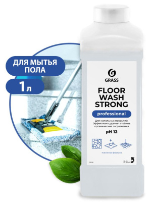 Floor wash strong, щелочное средство для мытья пола, GRASS