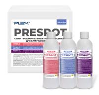 PRESPOT A-B-C, набор из 3 пятновыводителей по 250 мл., PLEX