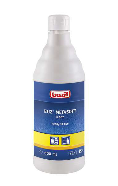 G507 Buz Metasoft, средство для очистки стальных поверхностей, Buzil