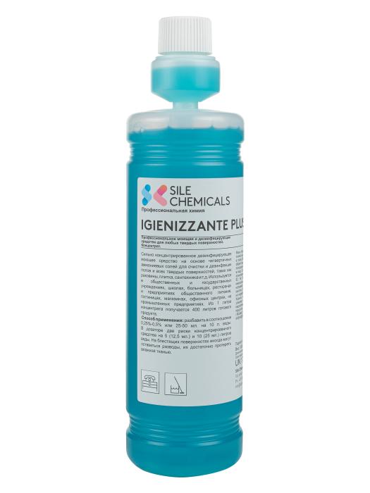 IGIENIZZANTE PLUS, Моющее и дезинфицирующее средство для пола и любых твердых поверхностей, Sile Chemicals