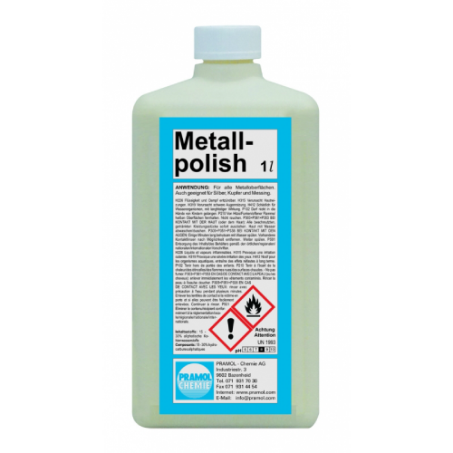 METALLPOLISH, концентрированное средство для очищения и защиты металлических поверхностей,Pramol