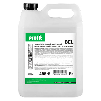 PROFIT BEL, дезинфицирующий чистящий гель с отбеливающим эффектом, Profit (5 л., 1 шт., Розница)