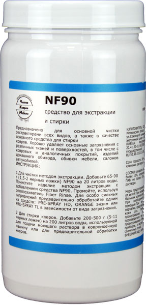 NF90, для основной чистки экстракторами всех видов, а также в качестве основного средства для стирки ковров, Бриз (800 гр., 1 шт., Розница)