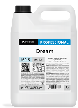 DREAM, средство для ручного мытья посуды с усиленным обезжиривающим действием, Pro-brite (5 л., 1 шт., Розница)