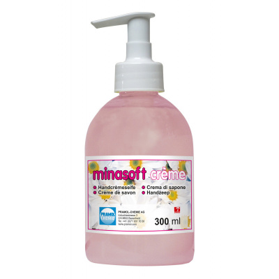 MINASOFT CREME, мягкое ухаживающее крем-мыло для рук с легким ароматом, Pramol