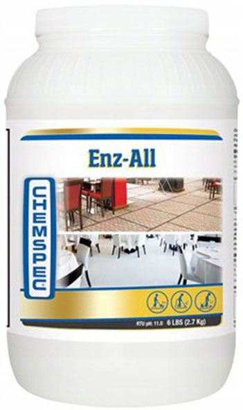 ENZ-ALL, средство для предварительной обработки, содержащее ЭНЗИМЫ - активные белки, расщепляющие органические соединения, Chemspec (2,7 кг., 1 шт., Розница)