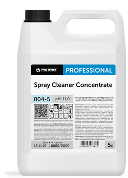 SPRAY CLEANER CONCENTRATE, универсальное моющее средство для любых поверхностей, Pro-brite (5 л., 1 шт., Розница)