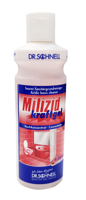 MILIZID KRAFTGEL, гелеобразное средство для очистки санитарных зон и удаления отложений, Dr.Schnell (200 мл., 1 шт., Розница)