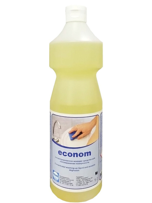 ECONOM, средство для ручного мытья посуды, Pramol (1 л., 1 шт., Розница)