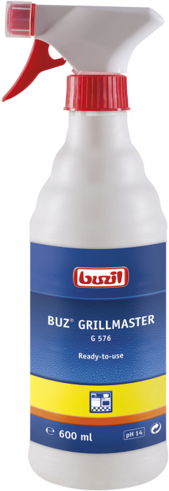 G576 Buz Grillmaster, сильнощелочное средство для интенсивной чистки грилей и печей, Buzil (600 мл., 1 шт., Розница)