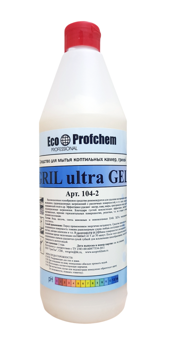 GRIL ultra GEL гель для чистки печей и грилей, Eco Profchem (1 л., 1 шт., Розница)
