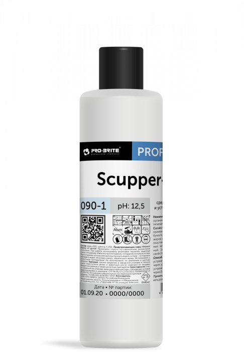 SCUPPER-KROT, средство для устранения засоров в трубах Pro-brite (1 л., 1 шт., Розница)