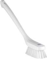 Узкая чистящая щетка с длинной ручкой, 420 мм, жесткая, Vikan (белый)