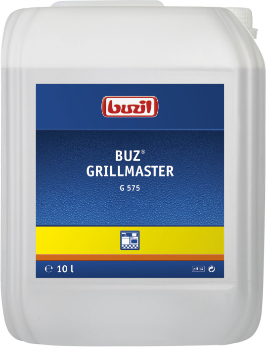 G575 Buz Grillmaster, концентрированное сильнощелочное средство для интенсивной чистки грилей и печей, Buzil (10 л., 1 шт., Розница)