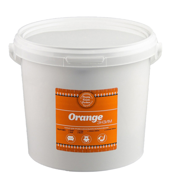 Orange энзим, энзимный препарат для чистки, пятновыведения, преспрея, Бриз (3 кг., 1 шт., Розница)