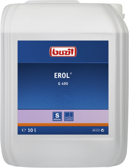 G490 Erol, сильнодействующее щелочное чистящее средство, Buzil (10 л., 1 шт.)