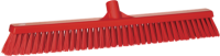 Щетка  для подметания с комбинированным ворсом, 610 мм, Мягкий/жесткий, Vikan (красный)