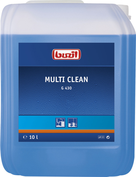 G430 Multi Clean, щелочное чистящее средство с содержанием спирта, Buzil (10 л., 1 шт., Розница)