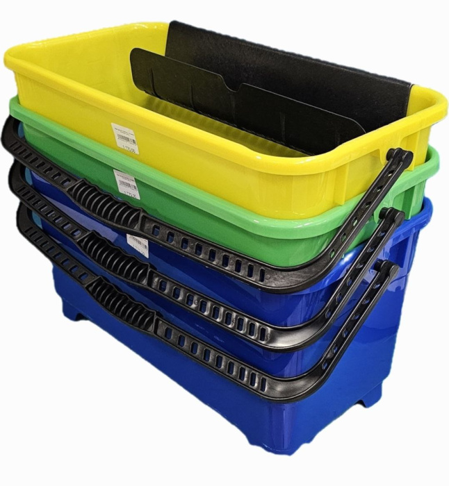 Ведро для мытья окон 20 л., с отжимом, КЛИНЕРИСТ