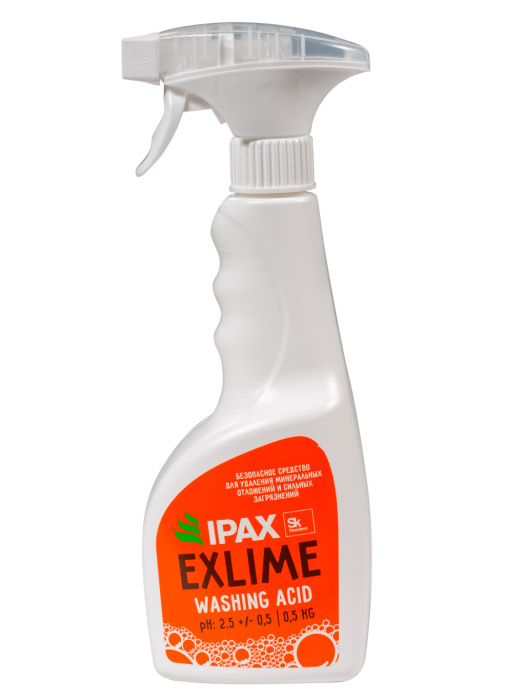 Exlime, безопасное средство для удаления известкового налета и ржавчины, IPAX (500 мл., 1 шт., Розница)