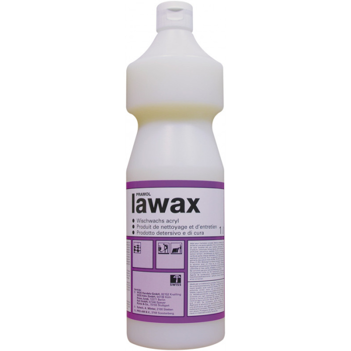 LAWAX, средство для уборки и ухода за полами с дополнительным блеском, Pramol (1 л., 1 шт., Розница)