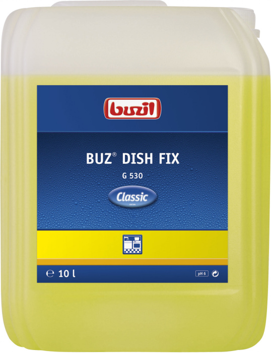 G530 Buz Dish Fix, средство для ручного мытья посуды, Buzil (10 л., 1 шт., Розница)