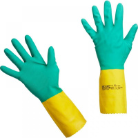3-слойные латексные перчатки с неопреновой обработкой, текстурированные, Усиленные, Vileda