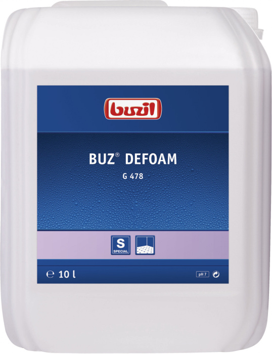 G478 Buz Defoam, пеногаситель, Buzil (10 л., 1 шт., Розница)