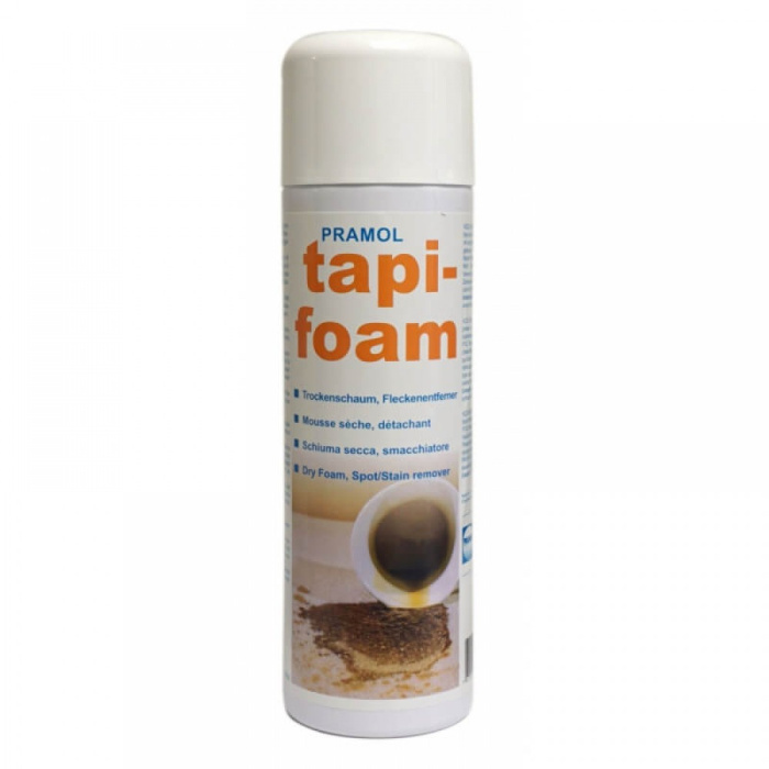 TAPI FOAM, высокоэффективная очищающая пенка для удаления водорастворимых загрязнений с текстиля, ковров и обивки, Pramol
