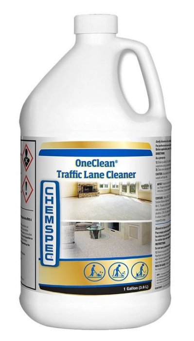 ONE CLEAN TRAFFIC LANE CLEANER, cредство для предварительной обработки ковров всех типов, Chemspec (3,78 л., 1 шт., Розница)