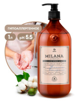Крем-мыло жидкое увлажняющее "Milana Professional", GRASS (1 л., 1 шт., Розница)