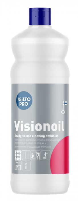 Visionoil очищающая эмульсия для удаления пыли с твердых поверхностей, KiiltoClean (1 л.)