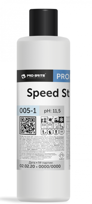 SPEED STRIPPER, стриппер для удаления полимерных покрытий, Pro-brite (1 л., 1 шт., Розница)